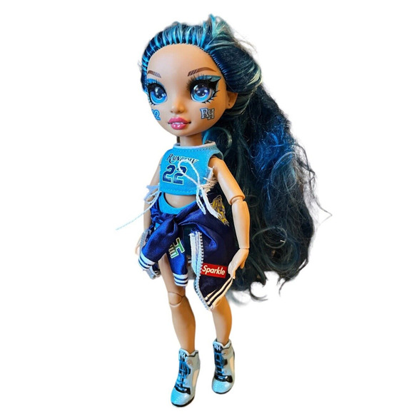 Rainbow High Cheer Skyler Bradshaw Cheerleader Fashion Doll w/ Blue Hair - Picture 1 of 5